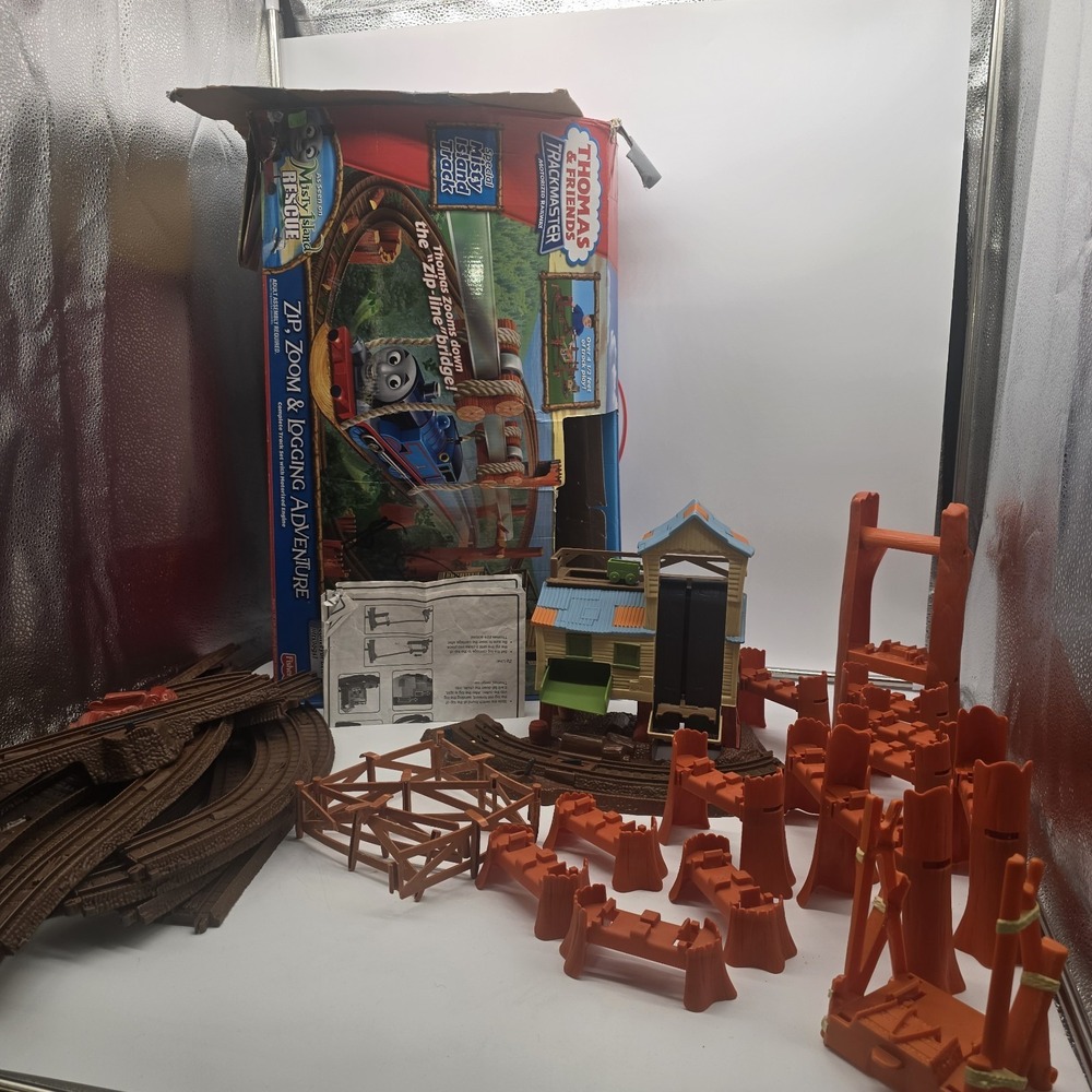 Thomas & Friends Trackmaster Zip Zoom Logging Adventure Train Set MISTY Island
